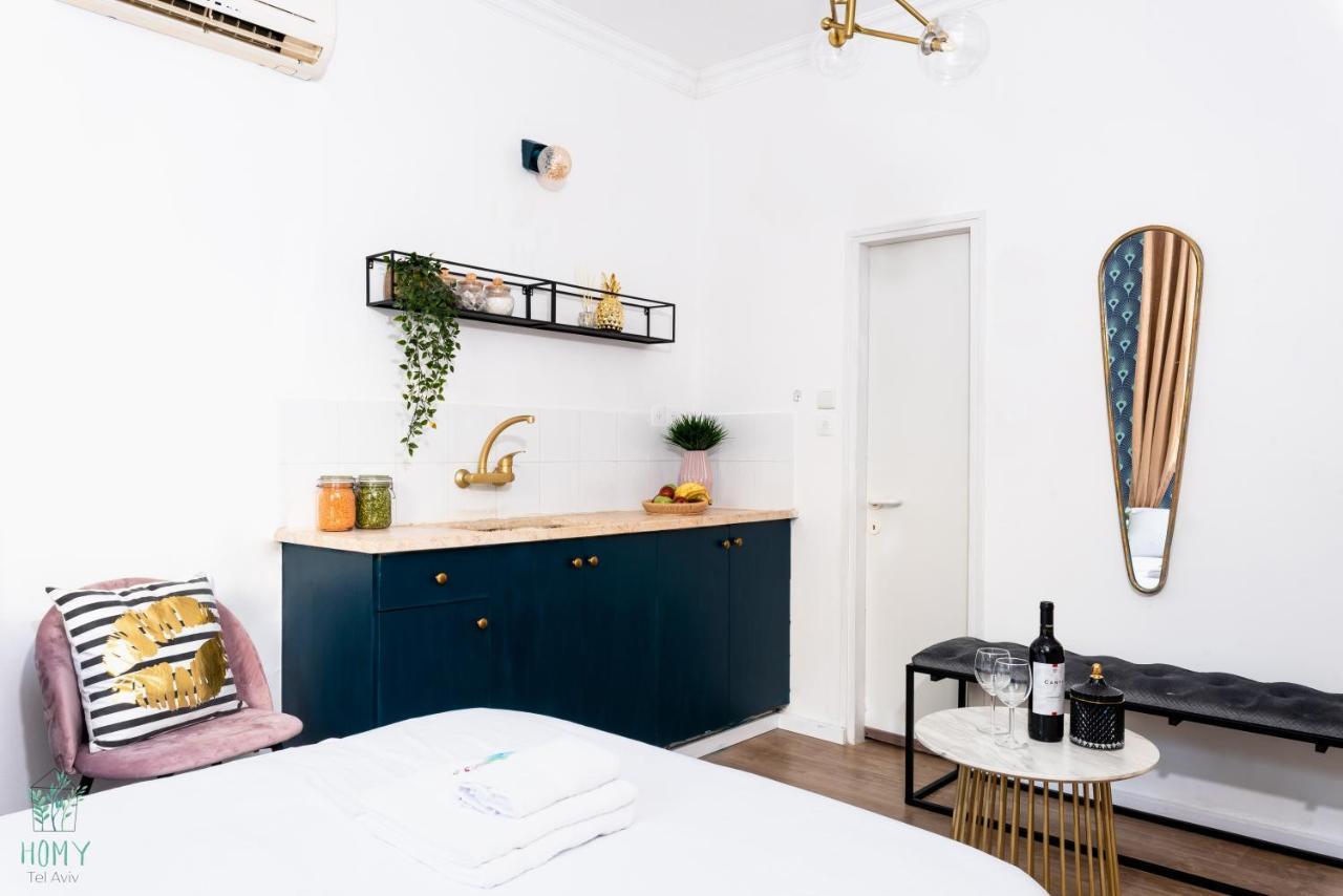Stylish Studio Apartments On Dizengoff By Homy Tel Aviv Exteriör bild