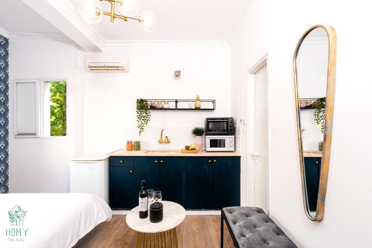 Stylish Studio Apartments On Dizengoff By Homy Tel Aviv Exteriör bild